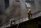 Bombeiros controlam incêndio no hospital de Bonsucesso