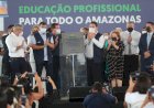 Governador Wilson Lima inaugura a maior e mais moderna escola do Cetam, a primeira da zona norte de Manaus