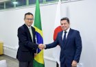 Vice-governador Tadeu de Souza recebe cônsul-geral do Japão para discutir projetos de desenvolvimento para o AM