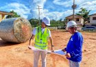 Governo do Amazonas fiscaliza obras do complexo de tratamento de água de Boca do Acre