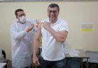 Wilson Lima atualiza cartão de vacinação contra Influenza e Covid-19 e reforça convite para população se imunizar