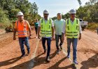 Wilson Lima vistoria obra de reforma e ampliação da AM-352 e destaca importância da rodovia para economia da região