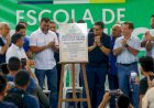 Governador Wilson Lima inaugura primeira escola do Cetam de tempo integral em Silves