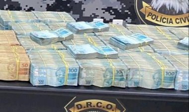 DRCO apreende 6 toneledas de drogas e R$ 2 milhões em espécie