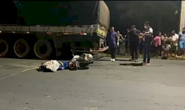 Motociclista morre em acidente de trânsito na Zona Leste