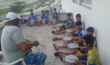 Marujada de Guerra promove Oficina de Percussão em Manaus