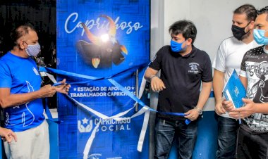 Caprichoso inaugura estação do Trabalhador e orienta artistas  sobre  projetos culturais 