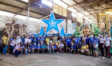 Arte e Fé: Artistas do Caprichoso se emocionam com visita de Nossa Senhora do Carmo