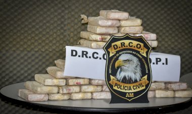 PC-AM deflagra ação e prende indivíduo com 170 quilos de cocaína, avaliados em R$ 3,5 milhões