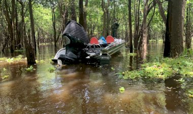 Operação da SSP-AM desativa base de “piratas dos rios” e apreende R$ 250 mil em equipamentos