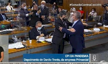 Bate-boca na CPI: Renan Calheiros chama Jorginho Mello de ‘vagabundo’