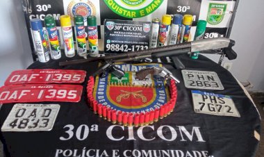 PM  detém quadrilha em posse de armas e munições na zona leste Há 5 horas