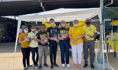 Frente Parlamentar Cristã da Aleam aborda 200 pessoas no Basta Automutilação, Depressão e Suicídio em Iranduba