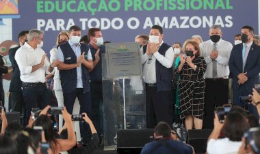 Governador Wilson Lima inaugura a maior e mais moderna escola do Cetam, a primeira da zona norte de Manaus