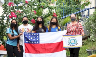 Estudantes da zona leste de Manaus participam dos Jogos Escolares Brasileiros, no Rio de Janeiro