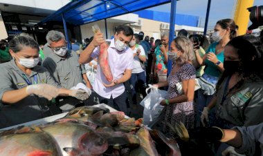 No Viver Melhor, Wilson Lima participa do 'Peixe no Prato Solidário', para atender 2 mil famílias