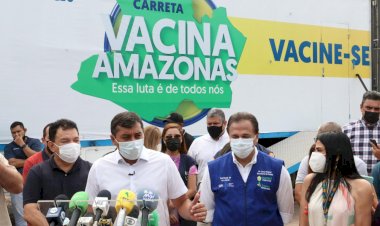 Governador Wilson Lima anuncia vacinação em supermercados para intensificar imunização contra a Covid-19