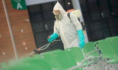 Governo do Amazonas realiza sanitização no novo Centro de Testagem