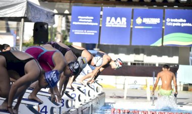 Etapa do circuito Graduados e Mirins leva mais de 90 nadadores para a piscina da Vila Olímpica