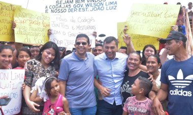 João Luiz participa da inauguração do Centro de Educação de Tempo Integral e do Pelci em Codajás