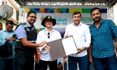 Wilson Lima e David Almeida dão início à reforma da feira do São Francisco