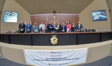 Aleam homenageia com Sessão Especial os 45 anos da Igreja Universal