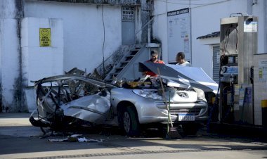 Morre motorista de carro que explodiu em posto no Rio