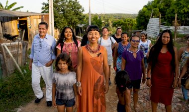 Vanda Witoto inicia campanha no Parque das Tribos para deputada federal