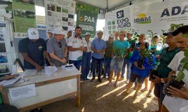 1ª Expoagro Tech em Itacoatiara tem a participação do Idam com cursos e entrega de mudas