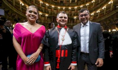 Governador Wilson Lima ressalta a importância do Ministério Público para a construção de uma sociedade mais justa durante posse do procurador-geral do MP-AM