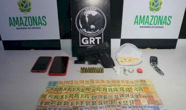 Cidade Mais Segura: homem é preso com drogas e arma de fogo no bairro Parque 10