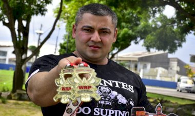 Atleta amazonense é medalha de ouro no Campeonato Brasileiro de Powerlifting, no Paraná