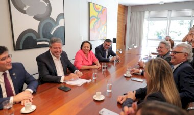 Em Brasília, Wilson Lima reúne com presidentes da Câmara e do Senado para tratar de pautas comuns aos estados