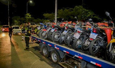 Detran-AM e Polícia Militar atuam no combate aos “rolezinhos” e removem 141 motocicletas em estado irregular
