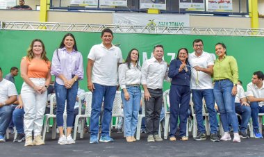 Em Parintins, Wilson Lima assegura moradia para quatro mil famílias do bairro Paschoal Allágio