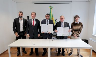 Wilson Lima formaliza cooperação com o Conselho Mundial de Energia para troca de experiências e tecnologias