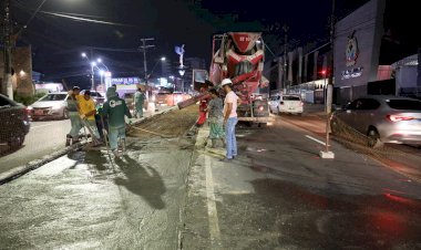 Prefeitura finaliza primeira fase da obra de alargamento da Efigênio Sales