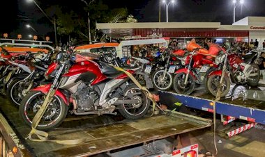 Detran Amazonas retira de circulação 40 motocicletas envolvidas em “rolezinho”