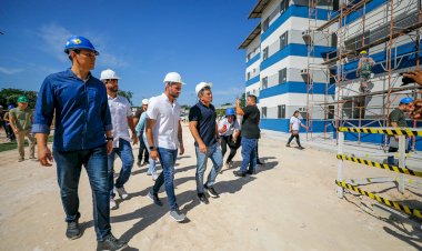 Governador em exercício Tadeu de Souza inspeciona obras do Ozias Monteiro II, novo residencial do ‘Amazonas Meu Lar’