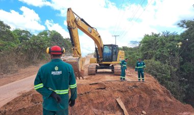 Governo do Amazonas executa obras de pavimentação da Rodovia AM-453, em Manacapuru