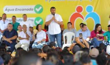 Em Maués, governador Wilson Lima inaugura loteamento na estrada do Guaranatuba