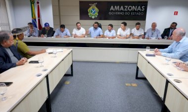 Em reunião com o governador Wilson Lima, lideranças Mura manifestam apoio à exploração do potássio em Autazes