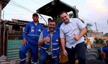 Após solicitação de Roberto Cidade, Governo do Estado leva serviços básicos para Comunidade Coliseu