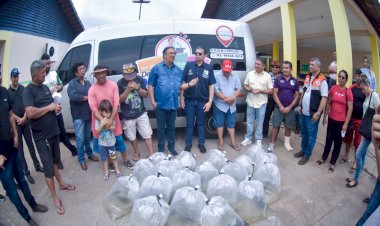 Deputado João Luiz participa da entrega de 20 mil alevinos em Presidente Figueiredo