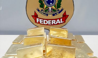 Ação conjunta entre PF e PM/AM resulta em grande apreensão de ouro