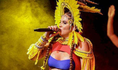 Encontro em ritmo de boi-bumbá no Cauxi Eletrizado