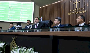 Assembleia Legislativa realiza a abertura solene dos trabalhos da 20ª Legislatura com a leitura da Mensagem Anual do governador