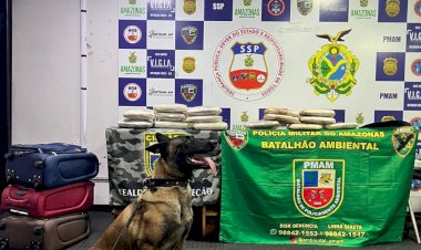 Homem é preso após ser flagrado com 17 kg de cocaína dentro de embarcação em Coari