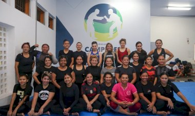 Oitenta alunas do Curso de Defesa Pessoal formam primeiro núcleo exclusivo para mulheres do Formando Campeões