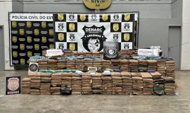 PC-AM prende trio e apreende meia tonelada de maconha tipo skunk e oxi avaliada em R$ 7,5 milhões